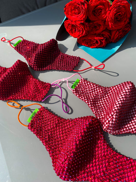 Love Spell Aurora Borealis Crystal Face Mask